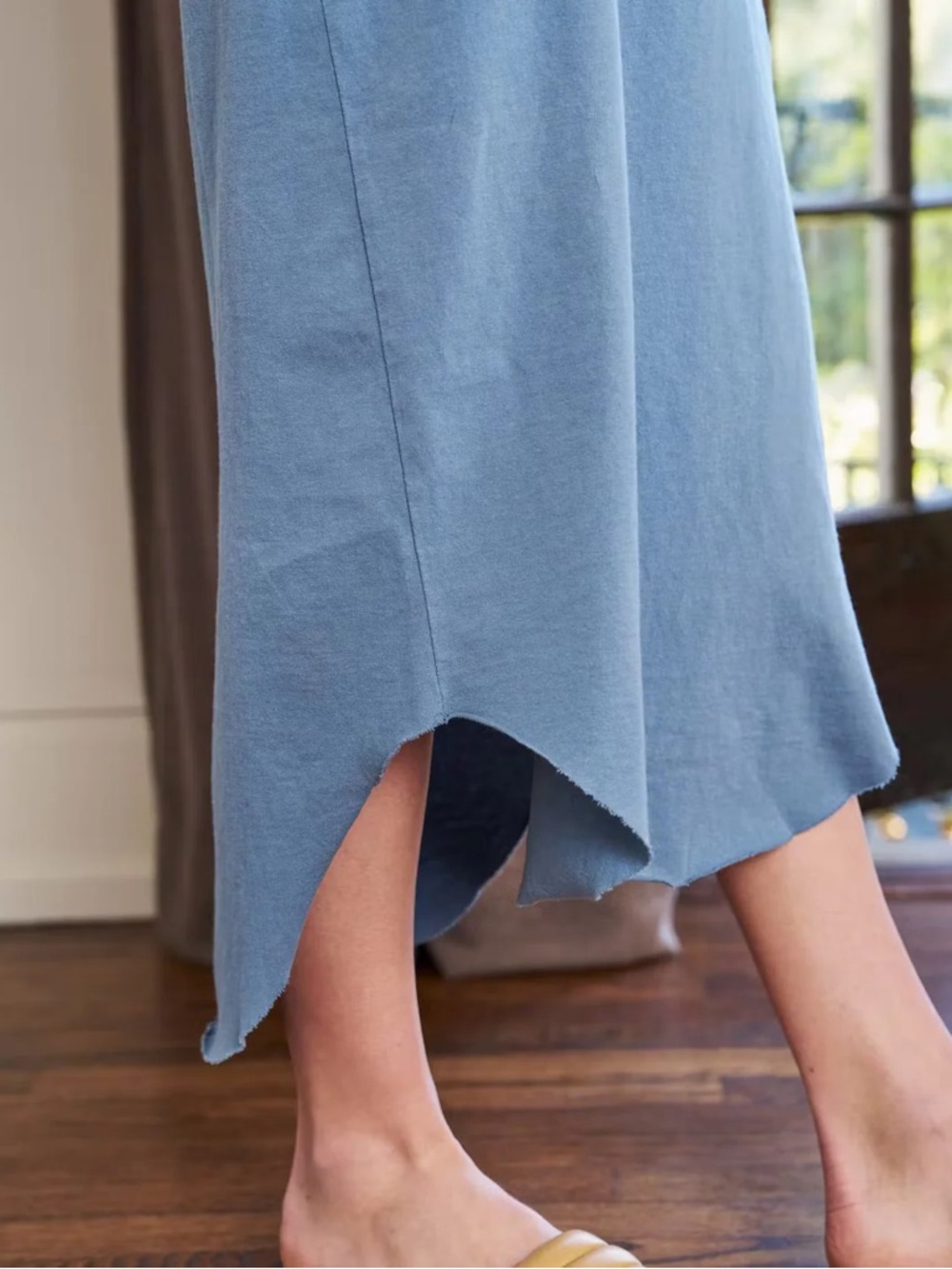 Frank & Eileen Harper Perfect Tee Maxi Dress Denim Blue sz S - Picture 4 of 4